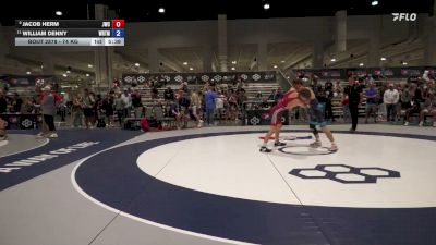 74 kg Cons. Sub-semis - Jacob Herm, Jackrabbit Wrestling Club vs William Denny, Wolfpack RTC/ Titan Mercury Wrestling Club