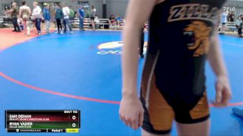 132 lbs Cons. Semi - Sam DeHan, Reality Sports Wrestling Club vs Ryan Vader, Zillah Wrestling