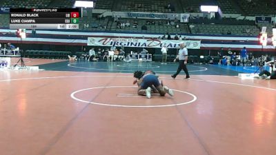 184 lbs Champ Round 1 (16 Team) - Luke Ciampa, East Stroudsburg University vs Ronald Black, Liberty