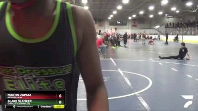 158 lbs Quarterfinal - Travis Baker, NBWC vs Traelin White, Peer Pressure Elite Wrestling