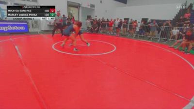 125 lbs Champ. Round 1 - Marley Valdez Perez, La Quinta High School vs Mikayla Sanchez, Eleanor Roosevelt High School