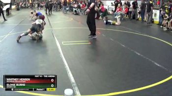 65 lbs 1st Place Match - Eloise Burns, Sparta WC vs Whitney Hensen, Michigan Revolution