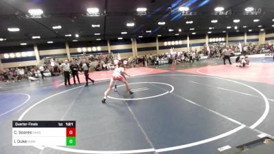 156 lbs Quarterfinal - Cody Soares, Oakdale vs Isaak Duke, Hurricane Wr Ac