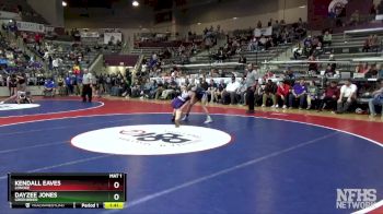 5A 125 lbs Cons. Round 1 - Dayzee Jones, Greenbrier vs Kendall Eaves, Lonoke