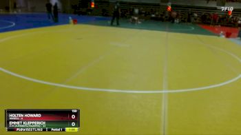 150 lbs Quarterfinals (8 Team) - Emmet Klepperich, Z-M (Zumbrota/Mazeppa) vs Holten Howard, Waseca