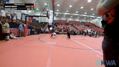 70 lbs Final - Jenson Henley, Skiatook Youth Wrestling vs Bowen Leavitt, Broken Arrow Wrestling Club