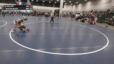 86 lbs Cons. Sub-semis - Oz Bellamy, Fox Valley Wrestling Club vs Waylon Miller, Greater Heights Wrestling Club