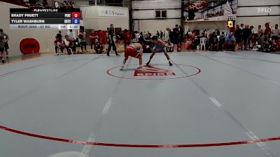 57 kg Champ. Round 3 - Brady Pruett, Pennsylvania RTC vs Tyler Washburn, Charleston Regional Training Center