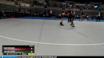 130 lbs Finals (8 Team) - Sam Regnier, Marshall/Lakeview/RTR vs Jaylen Lewis, PEM (Plainview/Elgin/Millville)