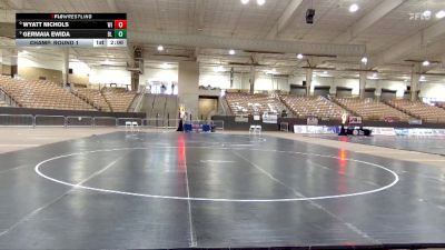 AA 106 lbs Champ. Round 1 - Wyatt Nichols, Wilson Central High School vs Germaia Ewida, Blackman High School