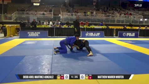 Matthew Warren Wooten vs Diego Ariel Martinez-Gonzalez 2025 Pan Jiu Jitsu IBJJF Championship