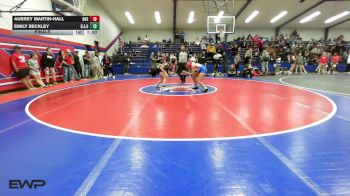 145 lbs Final - Aubrey Martin-Hall, Bixby Girls HS vs Emily Beckley, Broken Arrow Girls
