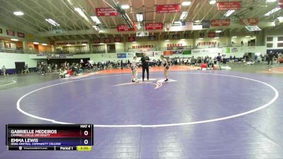 101 lbs Cons. Round 2 - Gabrielle Medeiros, Campbellsville University vs Emma Lewis, Iowa Central Community College