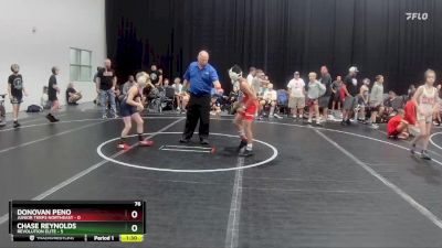 76 lbs Round 7 (8 Team) - Chase Reynolds, Revolution Elite vs Donovan Peno, Junior Terps Northeast