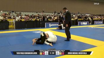 Jerick Michael Weger Dilla vs Tiata Paulo Kukamaehu Lafua 2026 IBJJF Jiu-Jitsu CON International