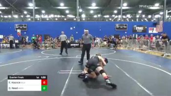 95 lbs Quarterfinal - Elias Koonce, Belvidere WC vs Dominic Reed, Warriors WC