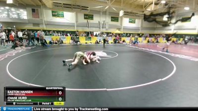 100 lbs Quarterfinal - Chase Hurd, Miller Wrestling Club vs Easton Hansen, Laker Wrestling