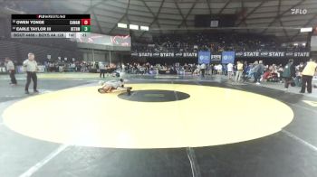 Boys 4A 126 lbs Cons. Round 2 - Earle Taylor III, Bethel vs Owen Yonge, Camas