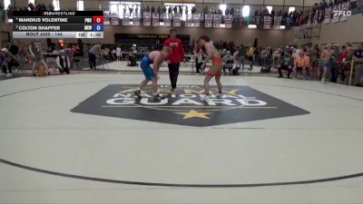 144 lbs Semis - Mandius Volentine, Powerhouse Wrestling Club vs Colton Shaffer, Moyer Elite Wrestling
