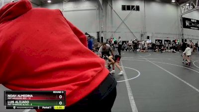 68 lbs Round 3 (4 Team) - Luis Alojado, Mat Warriors Black vs Noah Almedina, Mat Assassins Red