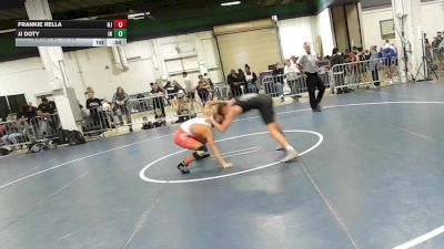 136 lbs Consi Of 16 #2 - Frankie Rella, NJ vs Jj Doty, IN
