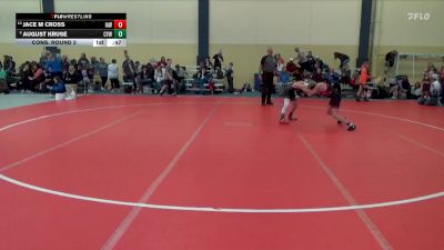 85 lbs Cons. Round 2 - Jace M Cross, Immortal Athletics WC vs August Kruse, Centennial Youth Wrestling