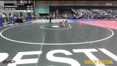 61 lbs Consolation - Madden Moore, Keystone Wrestling Club vs Sier Del Real, Ridge Wresting Club