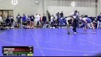 125 lbs Cons. Round 2 - Corey Dye, Andrew College vs Spencer May, UNCP - Unattached