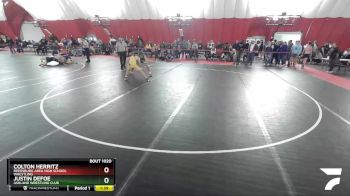 138 lbs Champ. Round 2 - Colton Herritz, Reedsburg Area High School Wrestling vs Justin Defoe, Ashland Wrestling Club