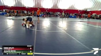 144 lbs Round 1 (4 Team) - Shaunn Reyes, Pequot Lakes/Pine River Backus vs Owin Walsh, Watertown