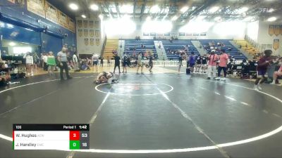 106 lbs Round 7 (8 Team) - Will Hughes, Athens Christian vs Joseph Handley, Eagles WC