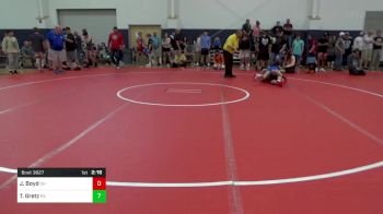 108-C lbs Round Of 16 - Jeryck Boyd, OH vs Tommy Gretz, PA