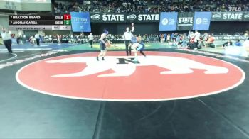 Boys 3A 144 lbs 3rd Place Match - Braxton Beard, Central Valley vs Adonai Garza, Kent Meridian