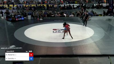 155 lbs Cons 32 #1 - Gabrielle Roberts, NJ vs Esperanza Calvillo, MN