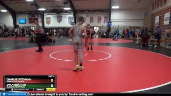 113 lbs Round 2 - Evan Bratten, Dubuque Hempstead vs Charlie Sitzmann, Prairie City Monroe