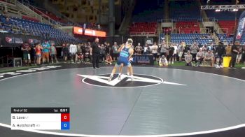 160 lbs Rnd Of 32 - Banks Love, Utah vs Alexander Hutchcraft, Missouri