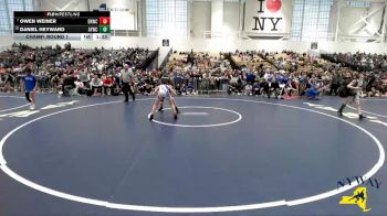 106 lbs Champ. Round 1 - Owen Weiner, Deep Roots Wrestling Club vs Daniel Heyward, Amherst Youth Wrestling Club