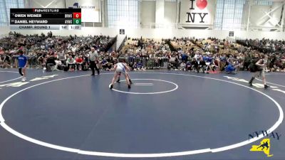 106 lbs Champ. Round 1 - Owen Weiner, Deep Roots Wrestling Club vs Daniel Heyward, Amherst Youth Wrestling Club