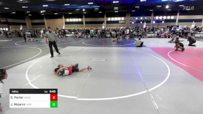 49 lbs Round Of 16 - Gentry Porter, Mogollon vs Jonathan Mojarro, Threshold WC