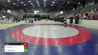 67 lbs 3rd Place - Matthew Payton, Woodstock City Wrestling vs Jackson Reynolds, The Storm Wrestling Center