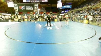 120 lbs Cons 32 #1 - Carl Nihranz, MI vs Hank Benter, MO