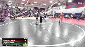 144 lbs Cons. Round 4 - Jonathan Yousif, Valhalla vs Jakub Vazquez, Madison HS