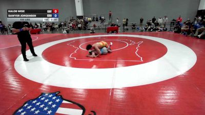 150 lbs Kalob Wise, Kentucky vs Sawyer Jorgensen, Team Kansas Gold