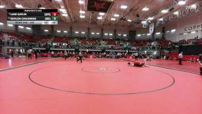 138 lbs Cons. Round 2 - Liam Gatlin, Coppell vs Devlon Childress, Hurst Bell