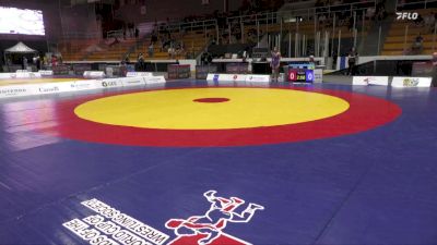 49kg 5th Place Match - Emerald Kingsbury, Oromocto Wrestling Club vs Isabelle Chen, Bhullar Wrestling Club