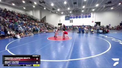 150-165 lbs Round 2 - Trenten Lumpkins Brattin, Rawlins Wrestling Club vs Brady Calmes, Windy City Wrestlers