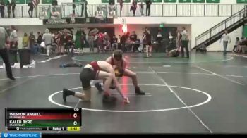 120 lbs Cons. Round 3 - Kaleb Byrd, Star Valley vs Weston Angell, Star Valley