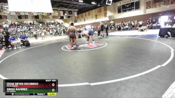 285 lbs Champ. Round 2 - Izsak Reyes Escobedo, Palm Desert vs Diego Ramirez, JW North