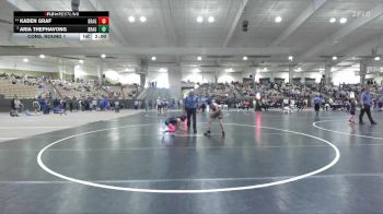 80 lbs Cons. Round 1 - Aria Thephavong, Blackman Wrestling Club vs Kaden Graf, Dandridge Wrestling Club