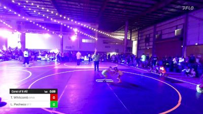 46 lbs Consi Of 8 #2 - Tiger Whitcomb, Arvada West vs Lorenzo Pacheco, St Francis WC